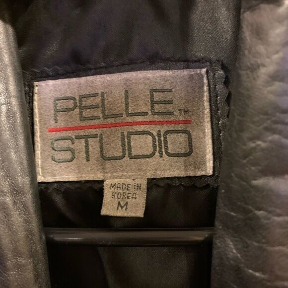 Vintage Pelle Studio Soft Leather Trench Coat by Wilson Leather - Picture 4 of 12